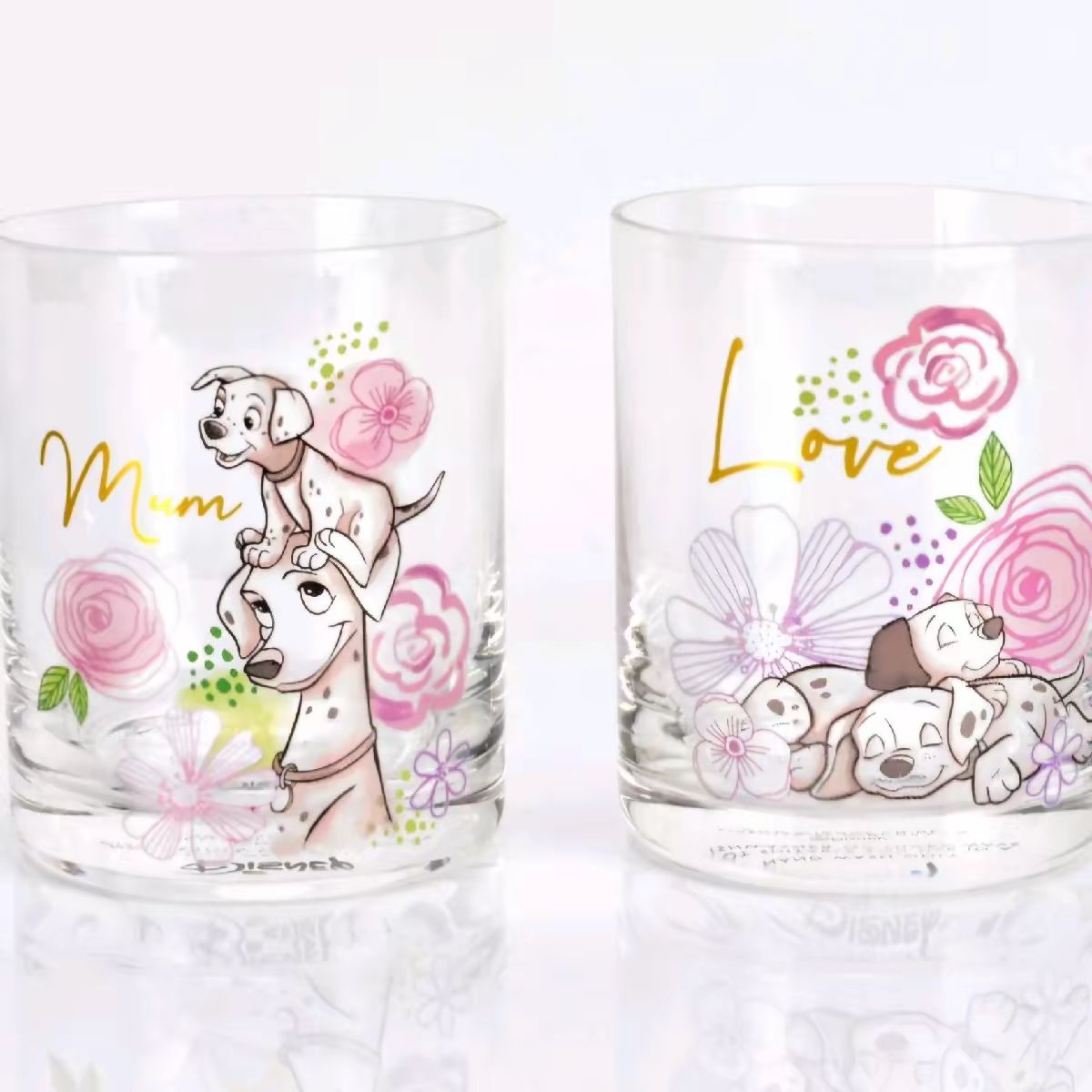 Set of 2 Decorative Glasses for Mum