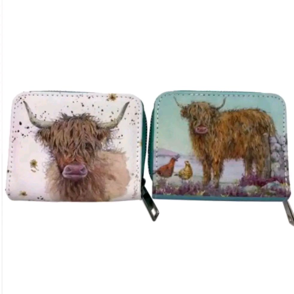 Highland Cow Coin Purse