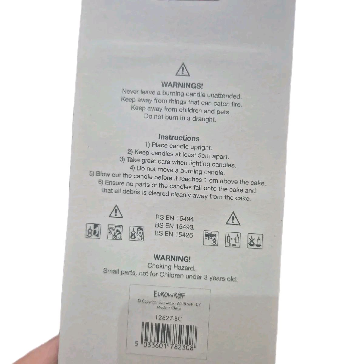 Pink or Blue Birthday Cake Candles