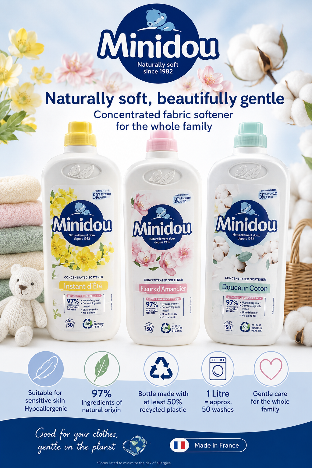 Minidou fabric softener
