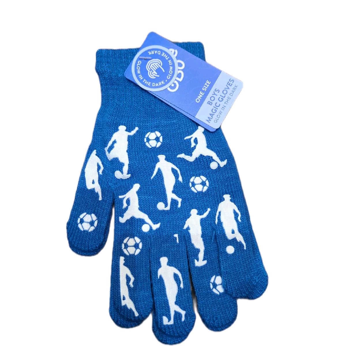 Boys and Girls Glow in the Dark Magic Gloves with Grips
