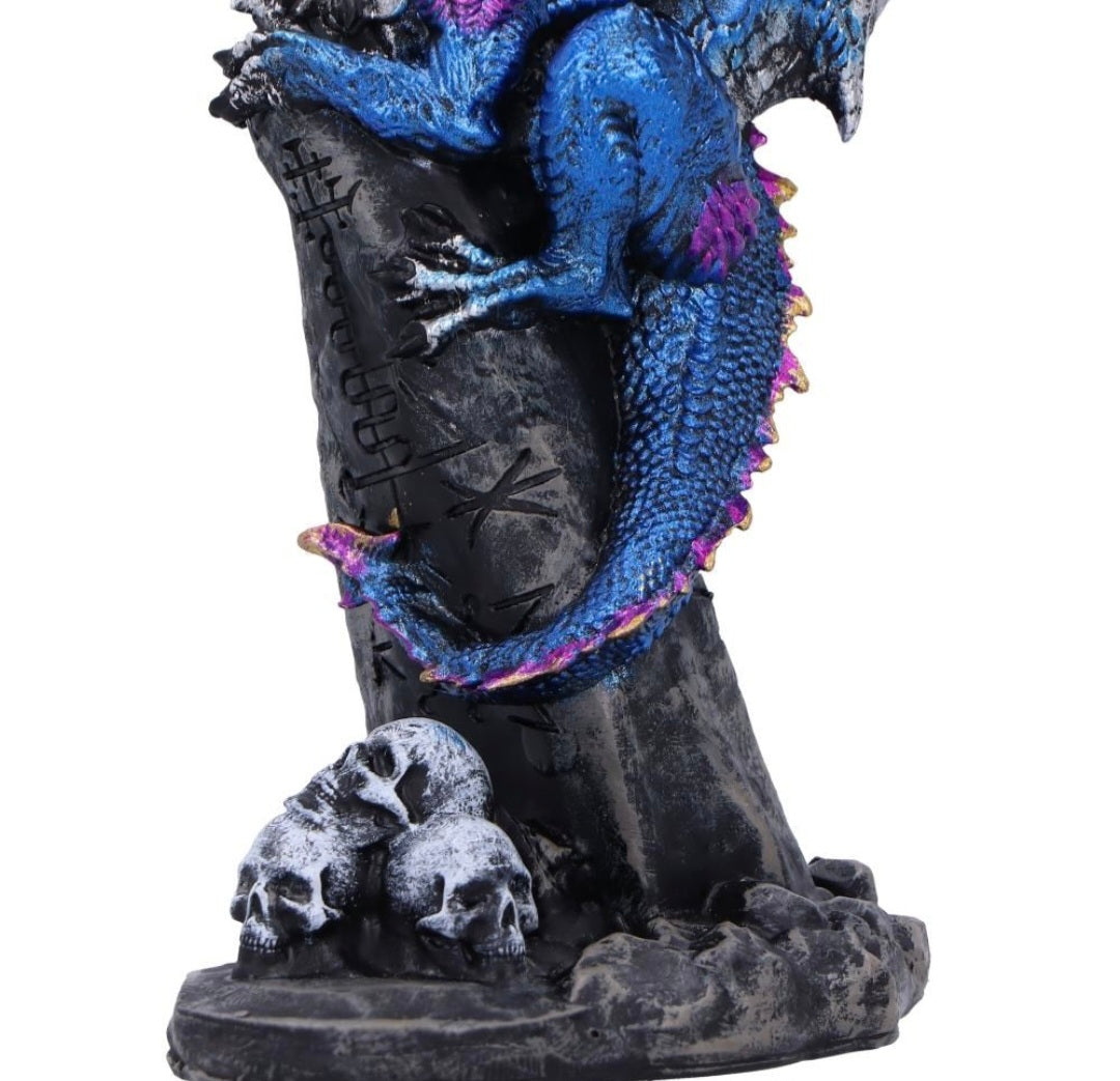 Cobalt Rune Protector 10.8cm
Cobalt Rune Protector Resin Dragon Figurine