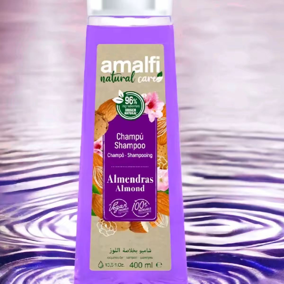 Amalfi Almond Shampoo for All Hair Types - Vegan - 400ml