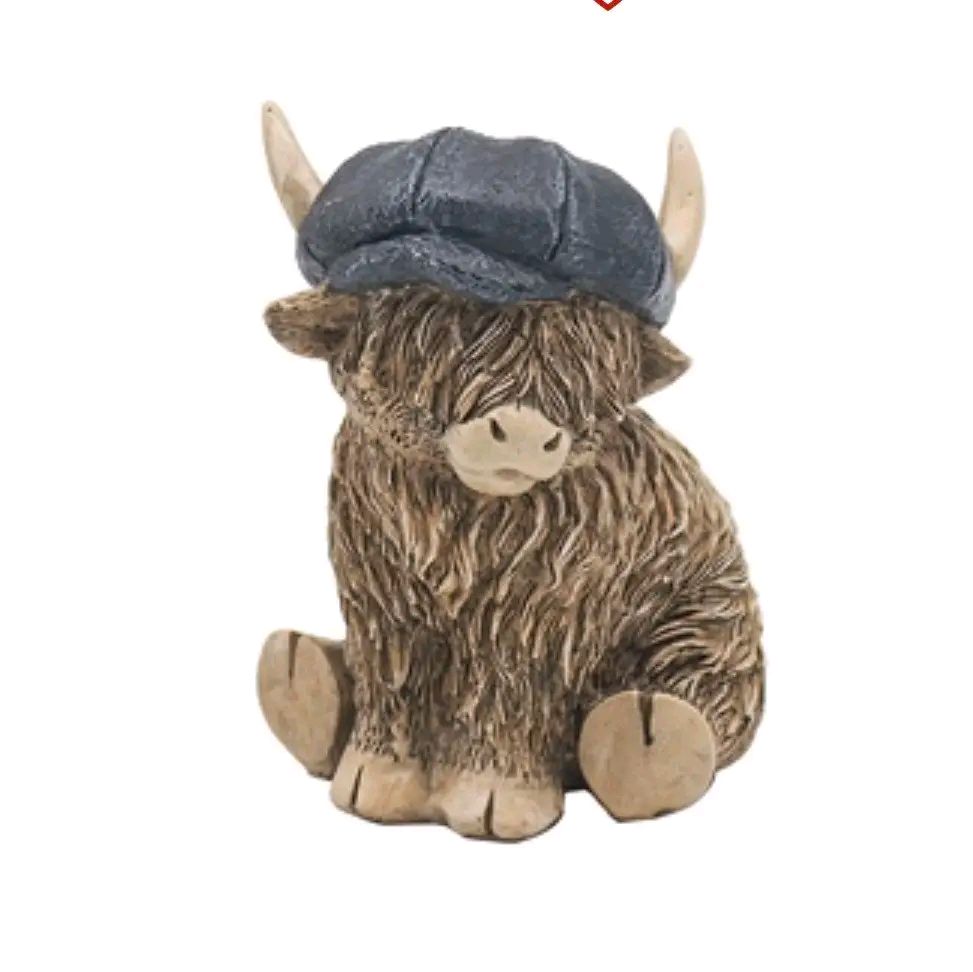 Happy Highland Cow Figurine various designs to choose