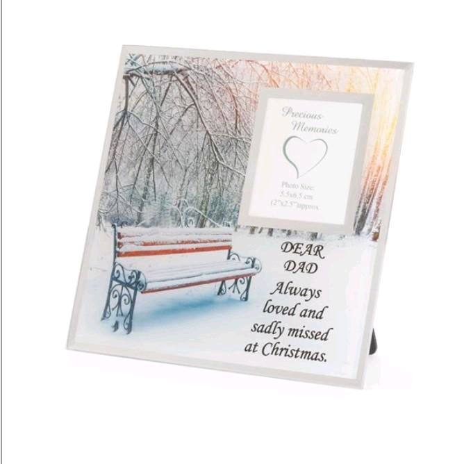 Festive bench memorial Frame