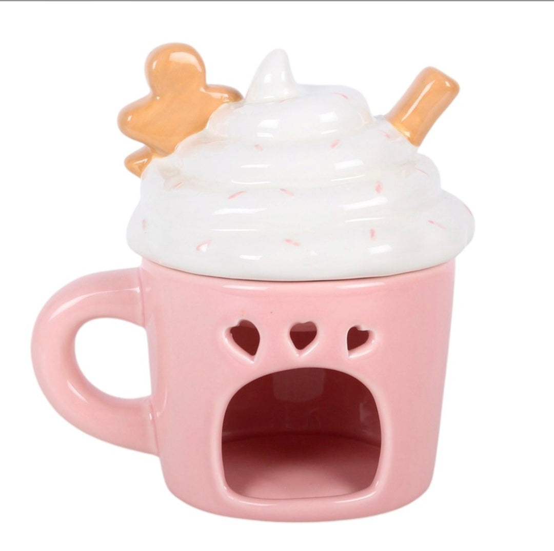 Pink Gingerbread Latte Oil Burner and Wax Warmer