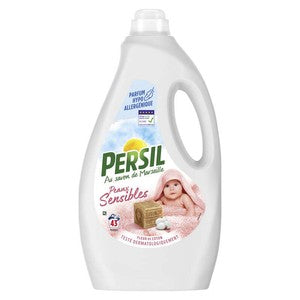 Persil Sensitive Liquid Detergent formulated with Marseille soap and a hypoallergenic cotton flower