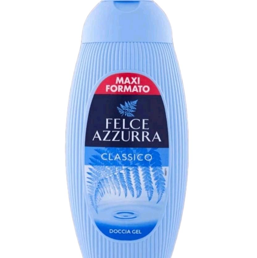 Felce Azzura Shower Gel Classico 250 ml - Long-Lasting Fragrance for Daily Use - Body Care Comfort Scented Cleansing Aroma Cleanser