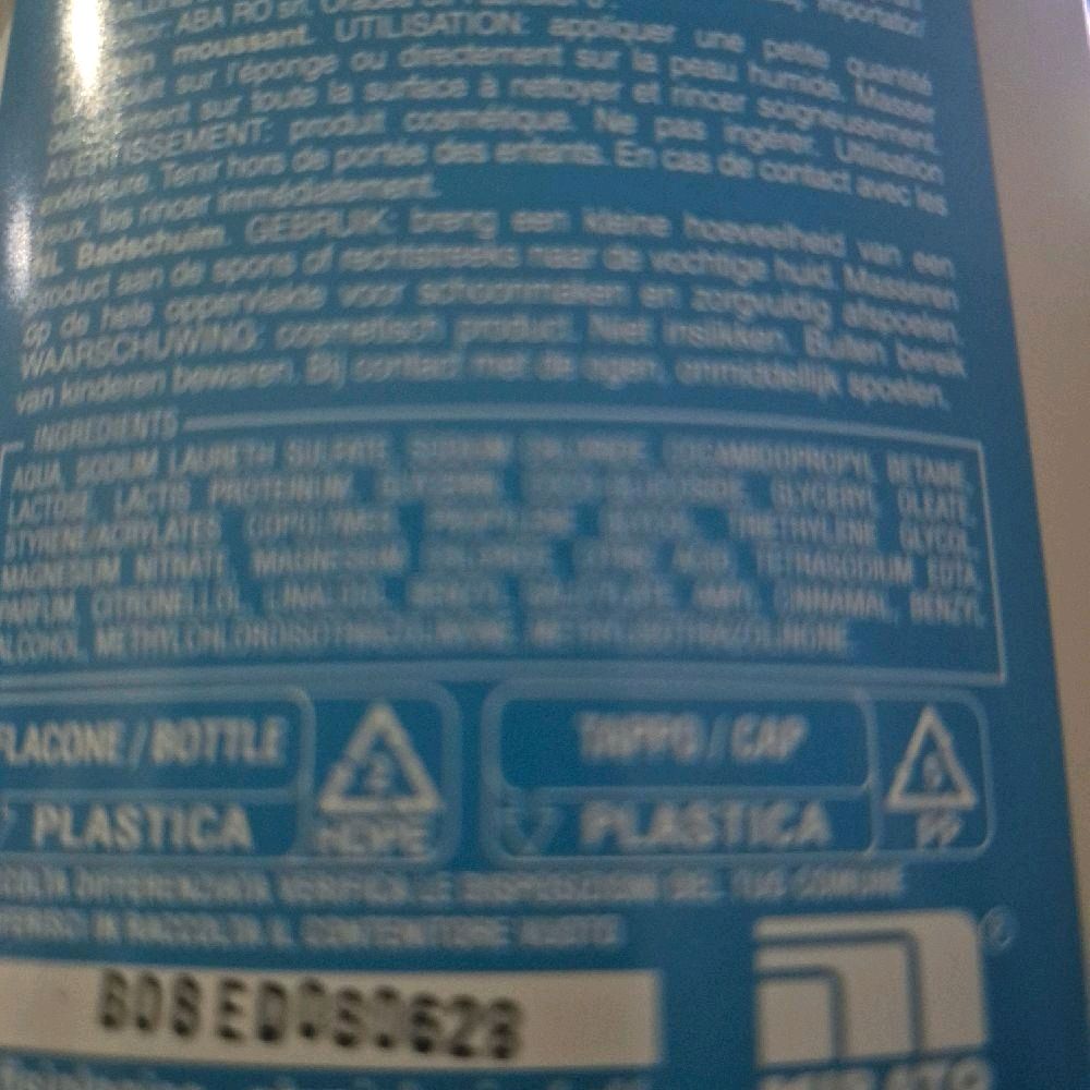 Malizia Crema Di Latte Shower Bath Gel 300ml - Milk Scented Body Wash for Your Relaxation Body Care Cleansing Aroma Hydrating Cream Daily Cleanser