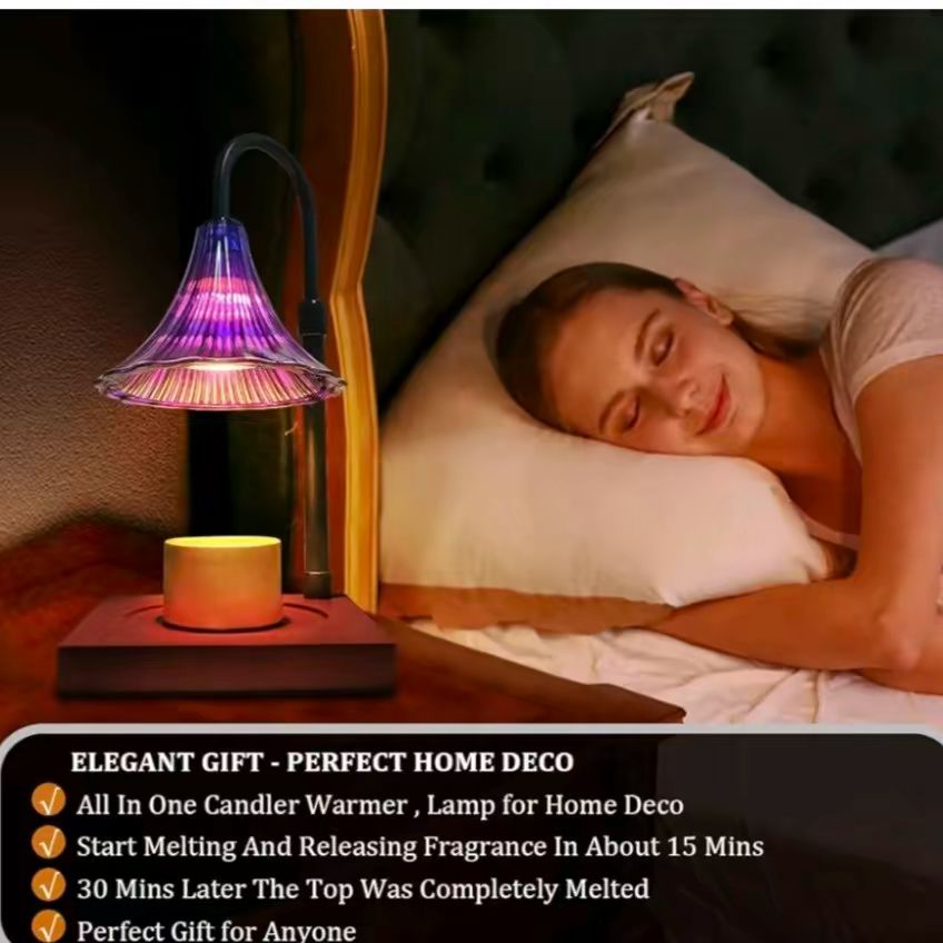 purple Candle Warmer Lamp for Home