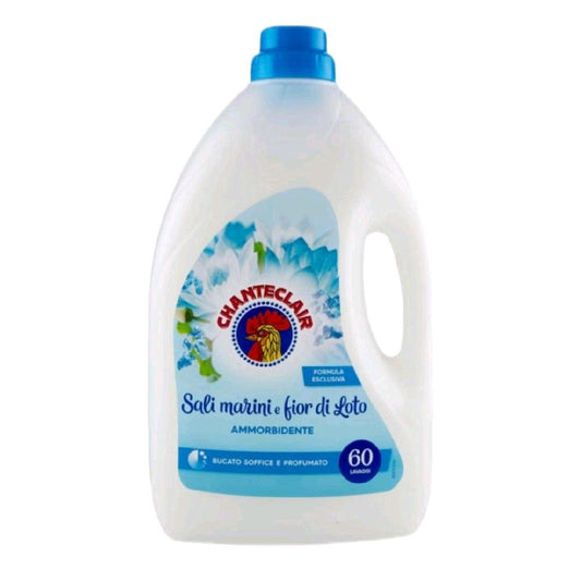 Chanteclair Fabric Softener Sea Salts & Lotus Flower Formula - 60 Washes for Soft & Fragrant Laundry Household Scented Fragrance