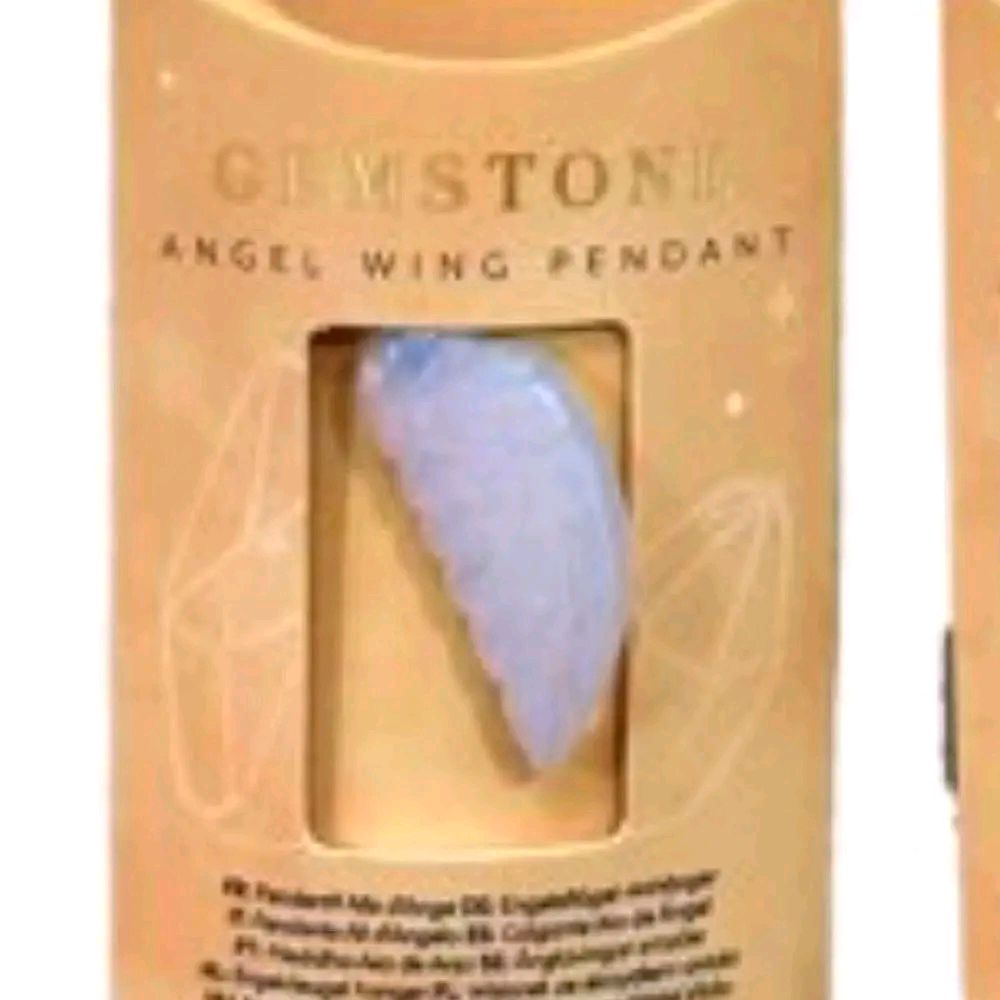 Angel Wing Shaped Pendant Healing Gemstone jewellery