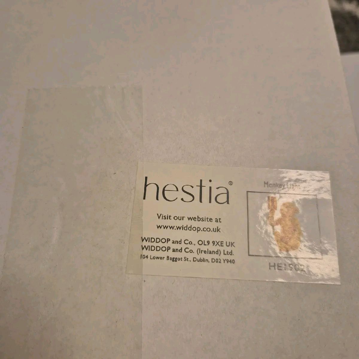 Gold Coloured Electric Monkey Lamp