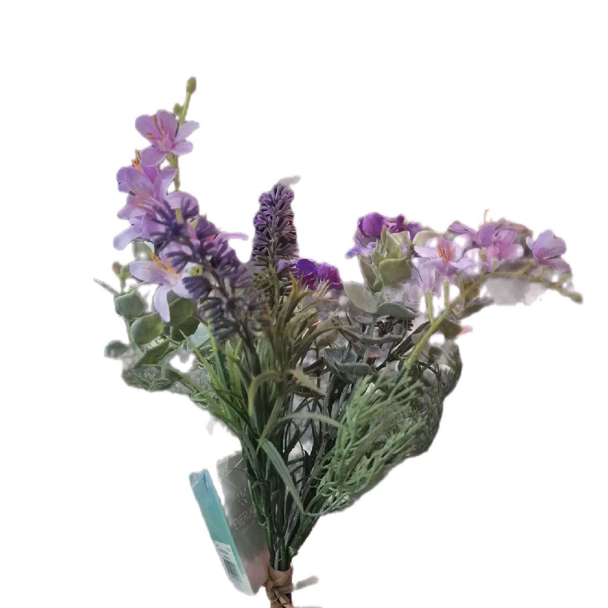 Artificial Flower Bunch, Purple Mix 31cm