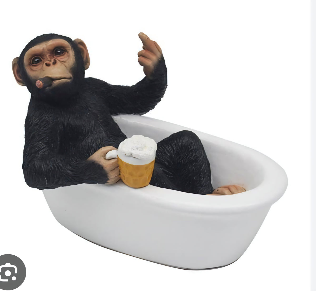 Cheeky Monkey - Relax" bathtub figurine