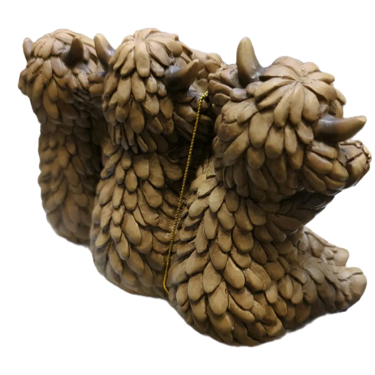 Highland Cow Ornament - Hear no Evil, See no Evil, Speak no Evil