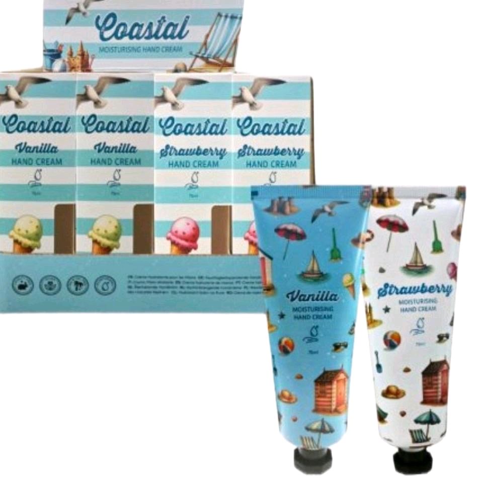 Coastal Moisturising Hand Cream 75ml - Nails Moisturizer Hydrate