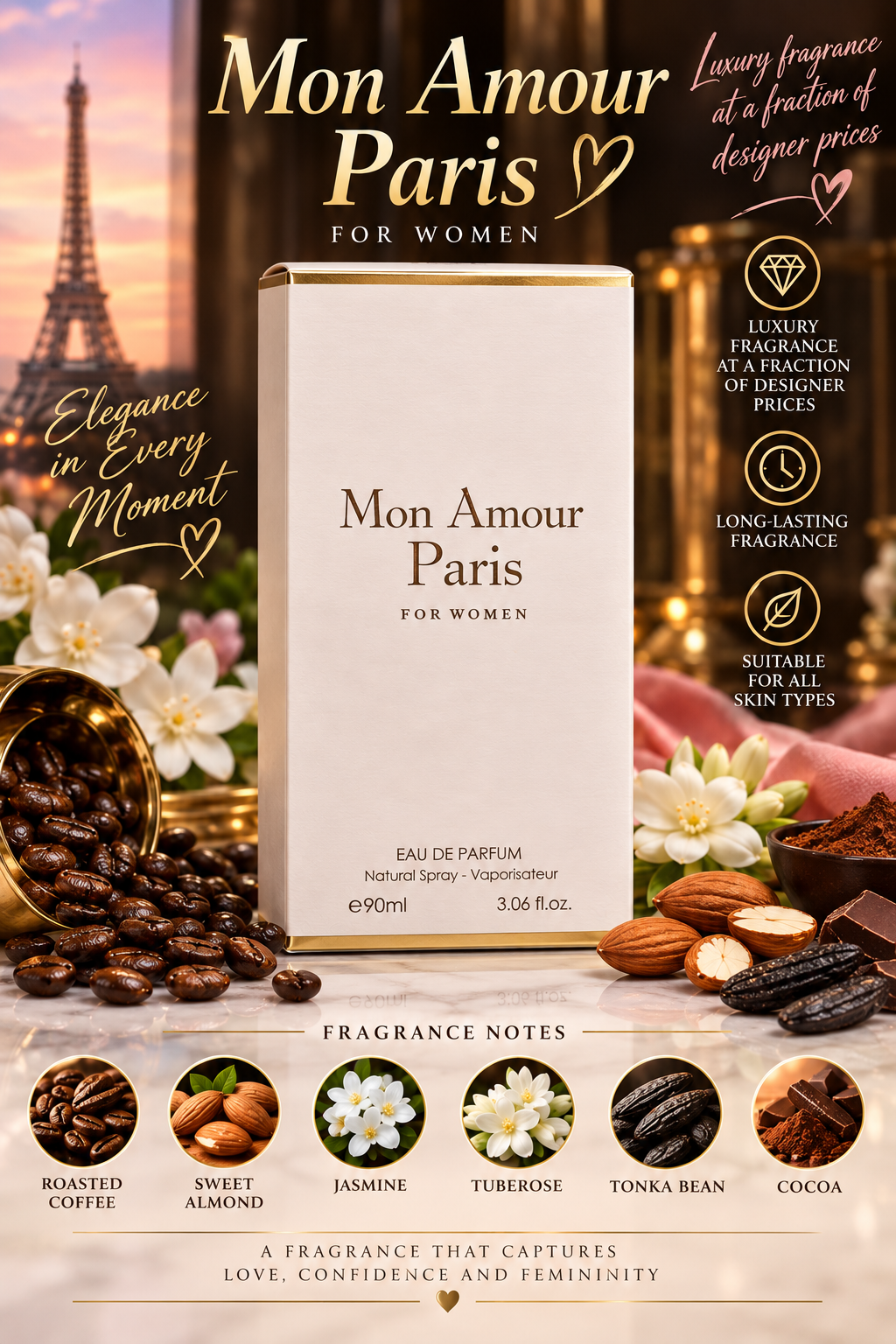 Mon Amour Paris eau de parfum for women