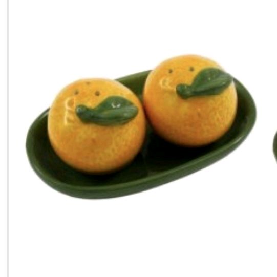 Citrus Cruet Set with Tray - 2 Pieces, 13cm - Utensils, Kitchen Seasoning Fruit Stylish