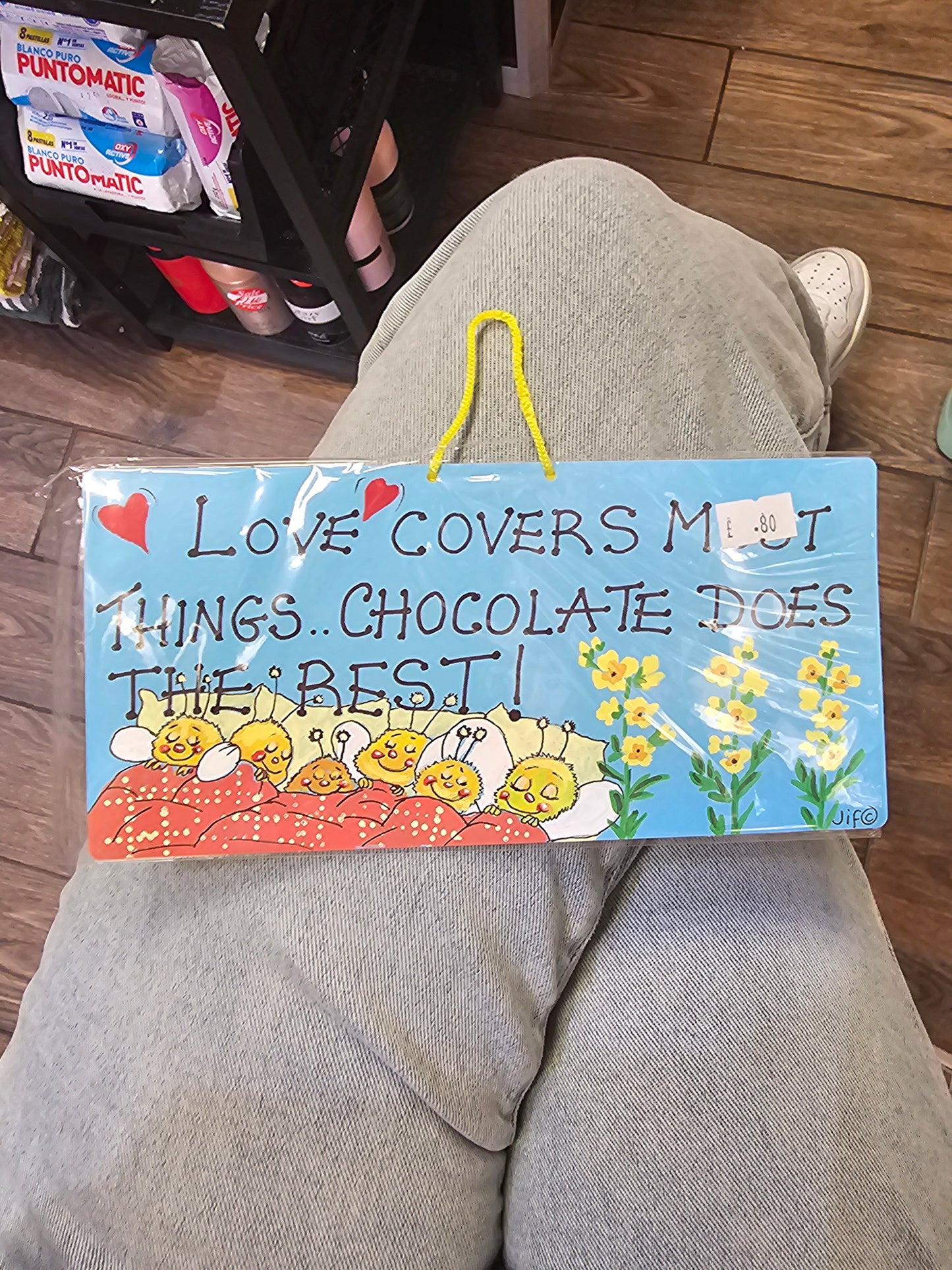 Funny Quote Plastic Sign