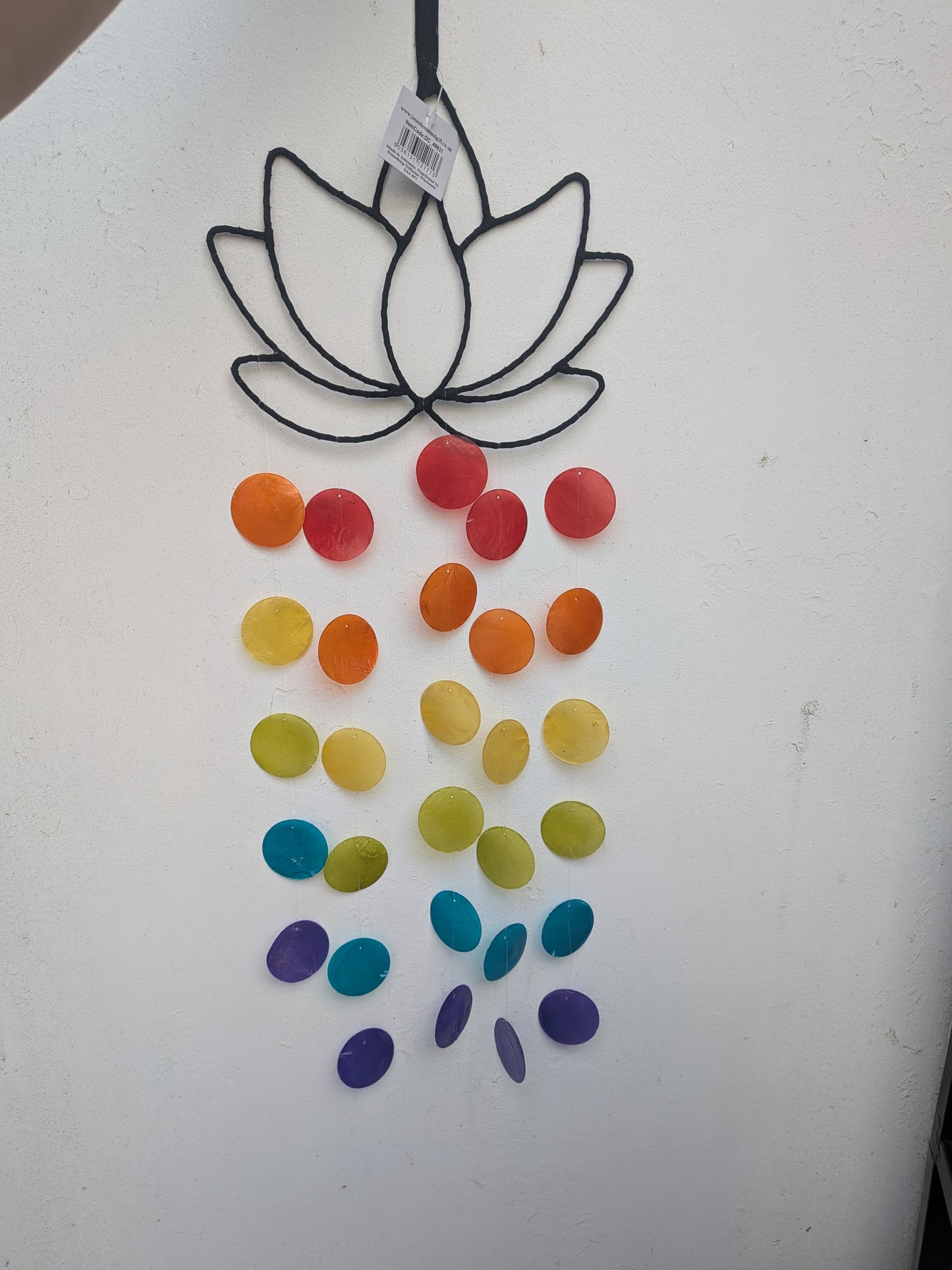 Lotus Leaf Chakra Wind Chime
