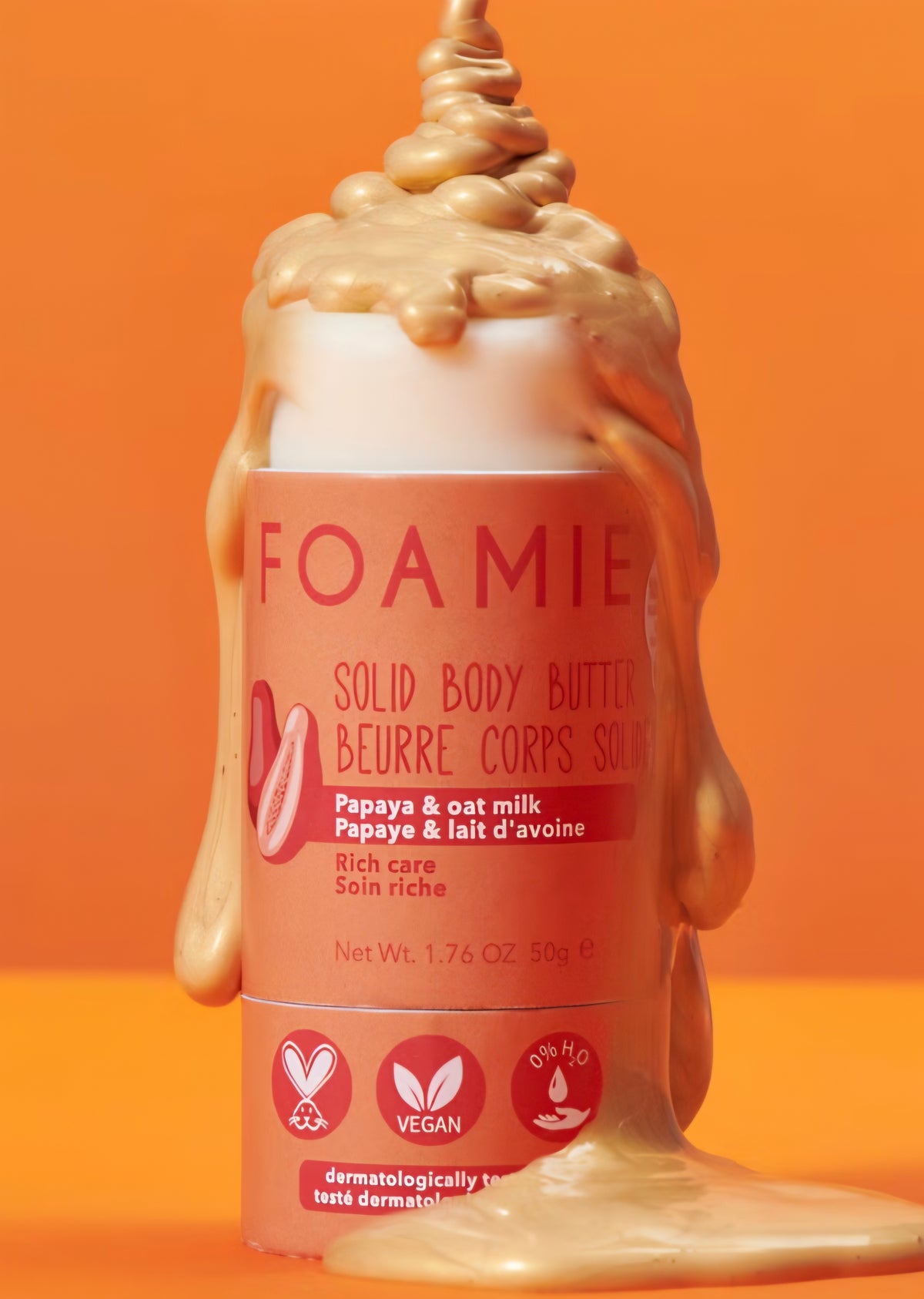 FOAMIE
FOAMIE Solid Body Butter Papaya and Oat Milk 50g
