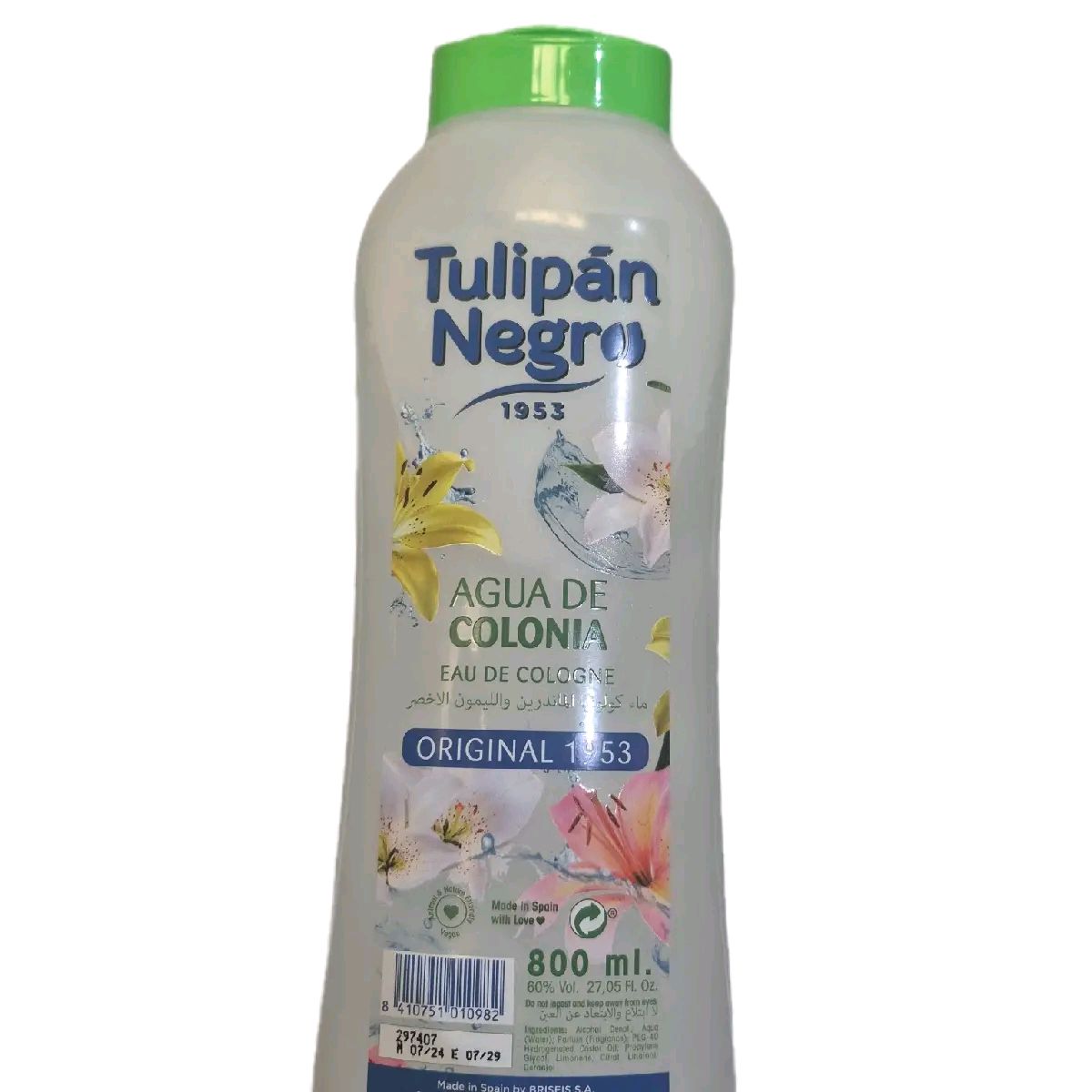 Tulipan Negro eau de colonia 800ml