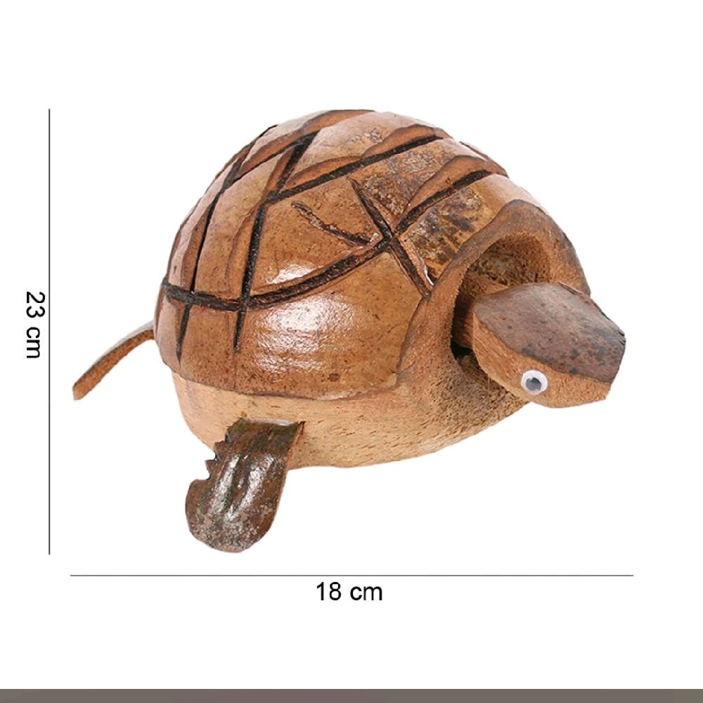 Nodding Turtle Garden Decor - Adorable Outdoor Statuette for Home and Garden Decor handmade