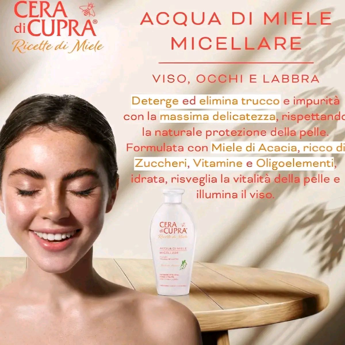Cera di Cupra Italian Micellar Water with Arcadia Honey 200ml