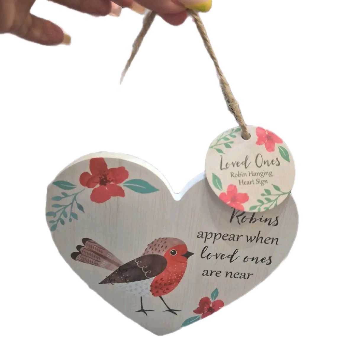 Hangable Robins Appear Plaque