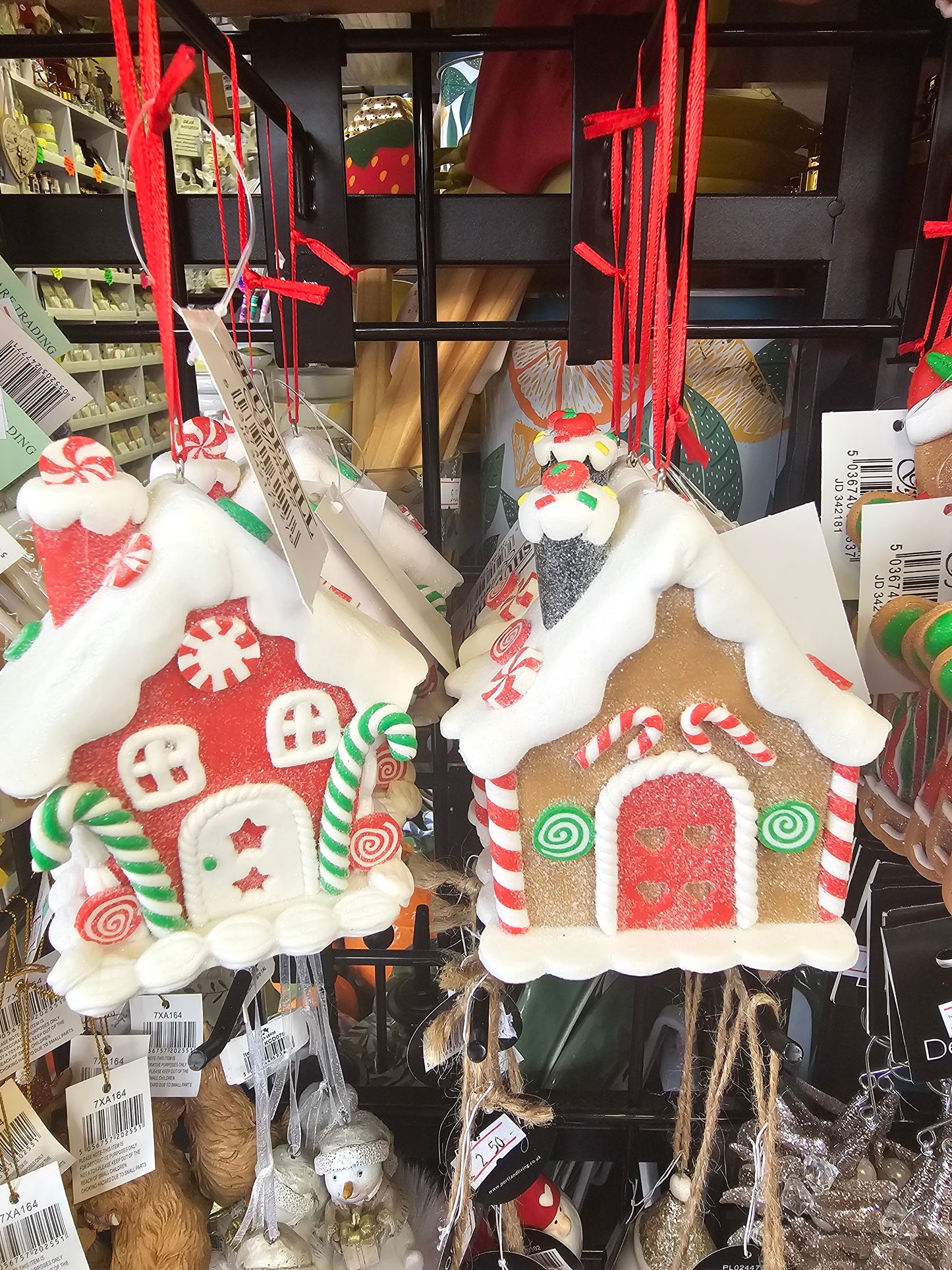 Christmas Cookie Hanging Gingerbread House Ornament