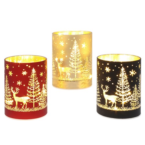 Xmas Glow Snowflake Forest Small LED Christmas decor
