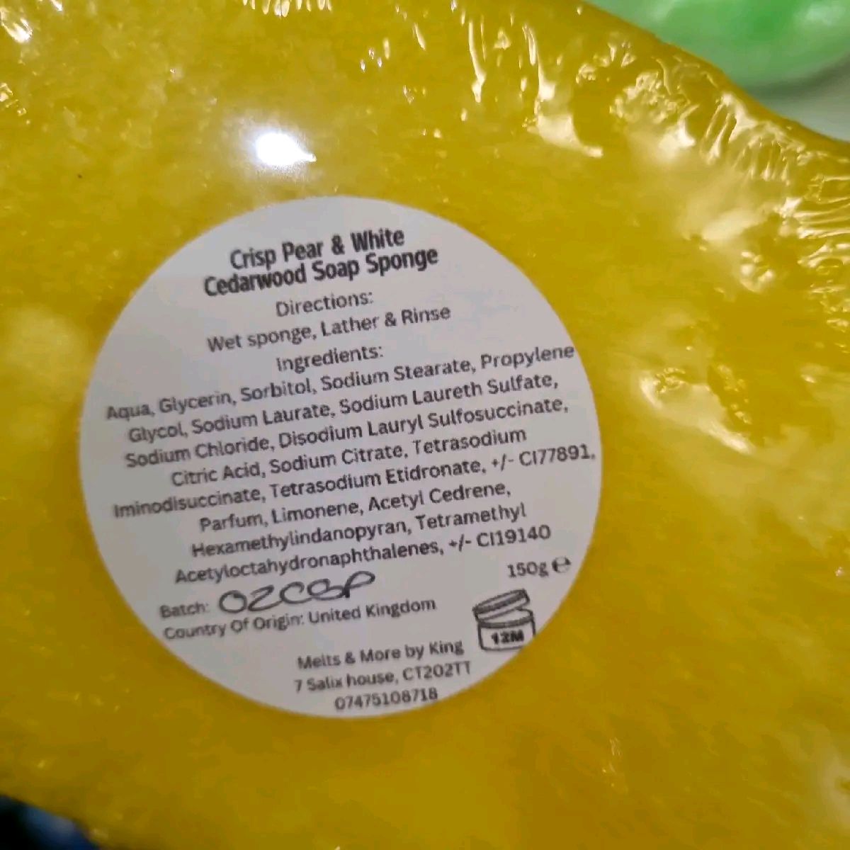 Exfoliating Soap Filled Sponges - Various Scents for Personal Bath Care