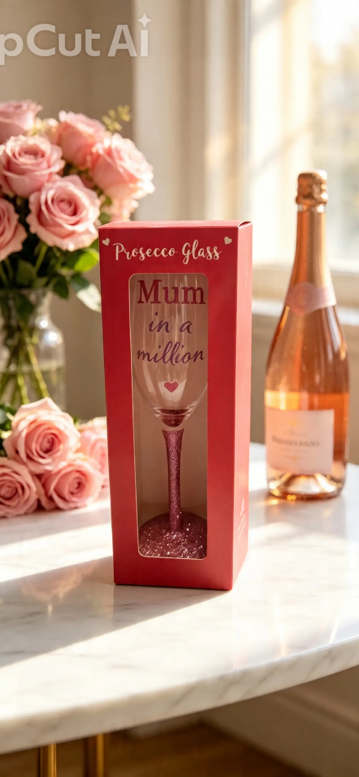 Mum in a Million Prosecco Glass