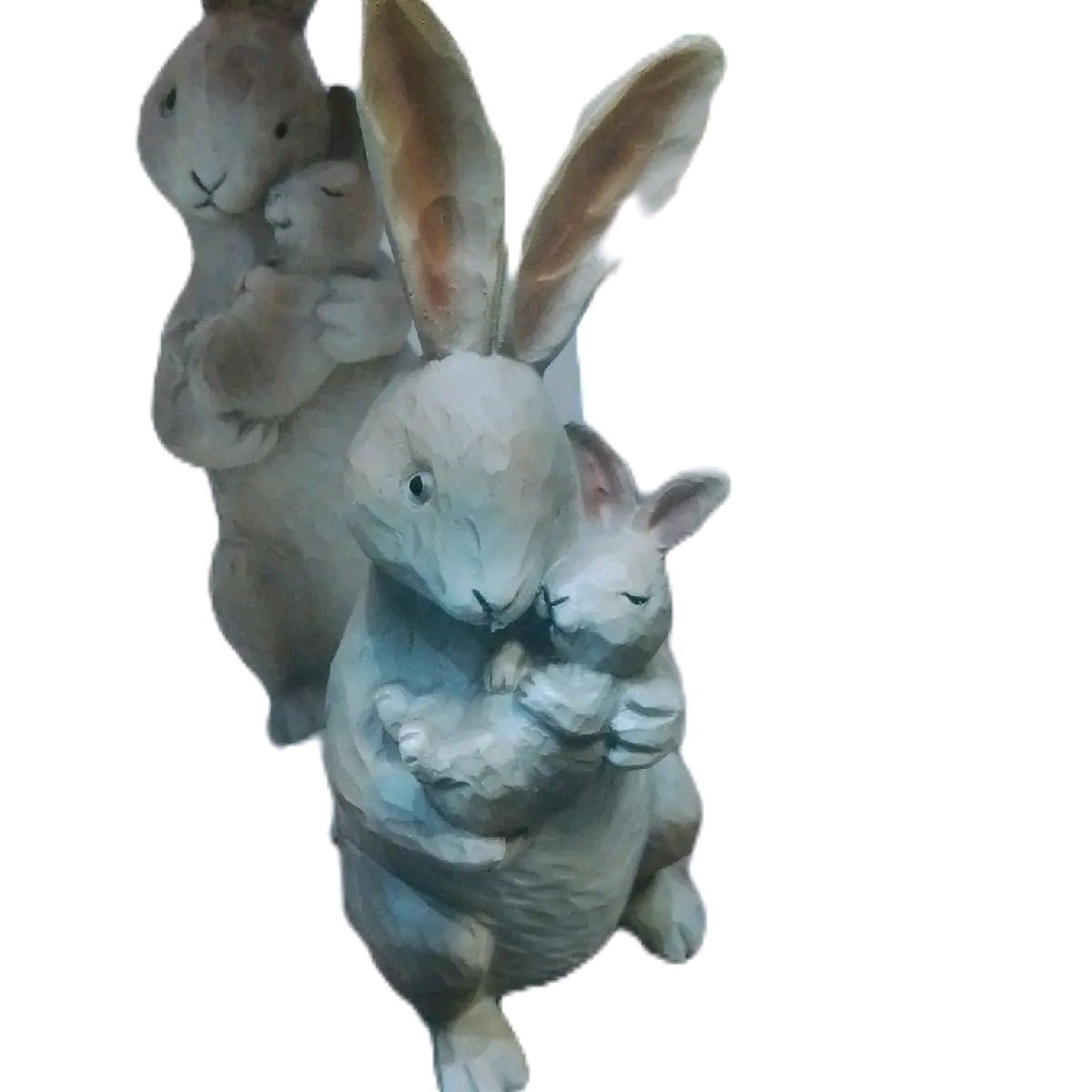 Hatty & Henry Hares Cuddle Statue 17cm