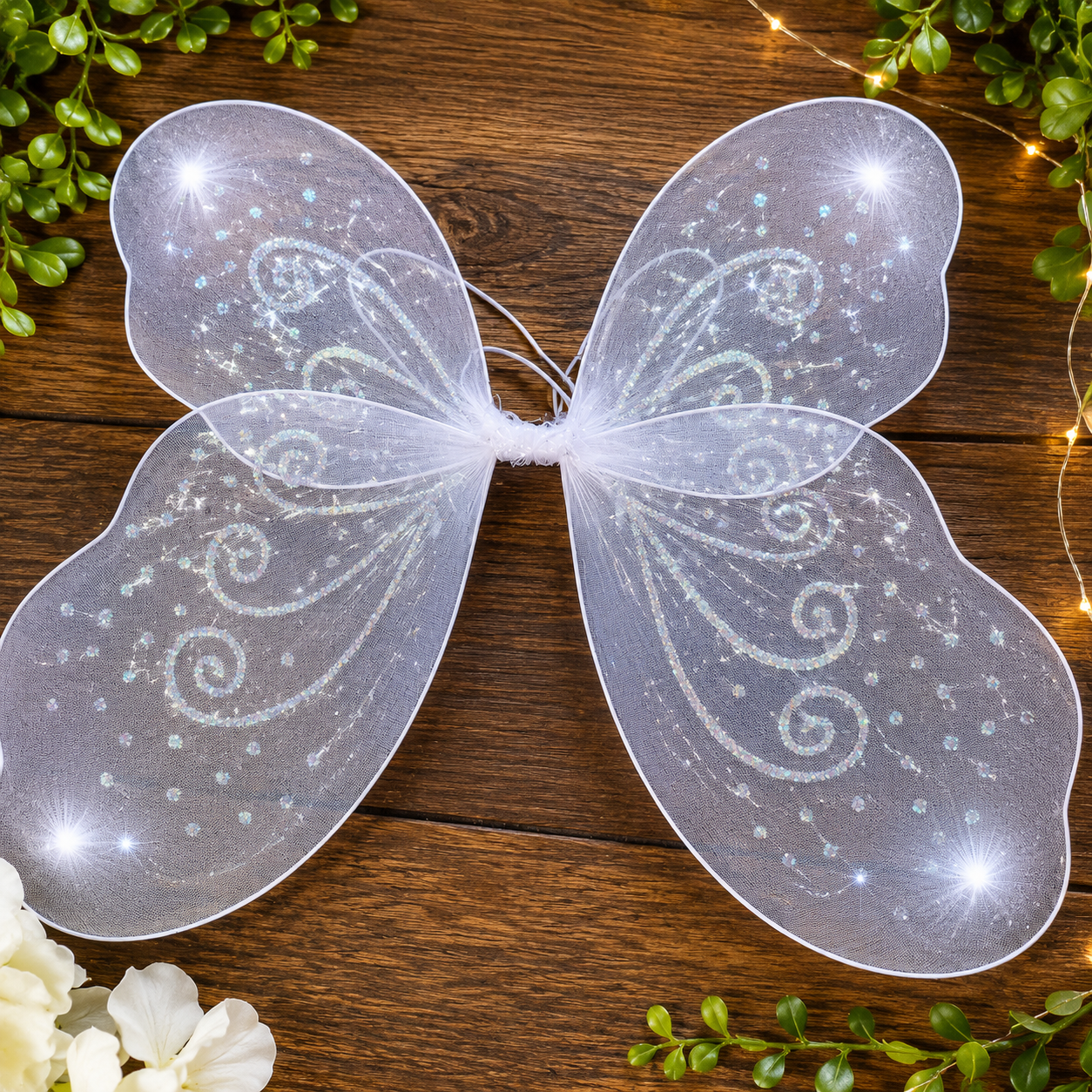 Glitter fairy wings