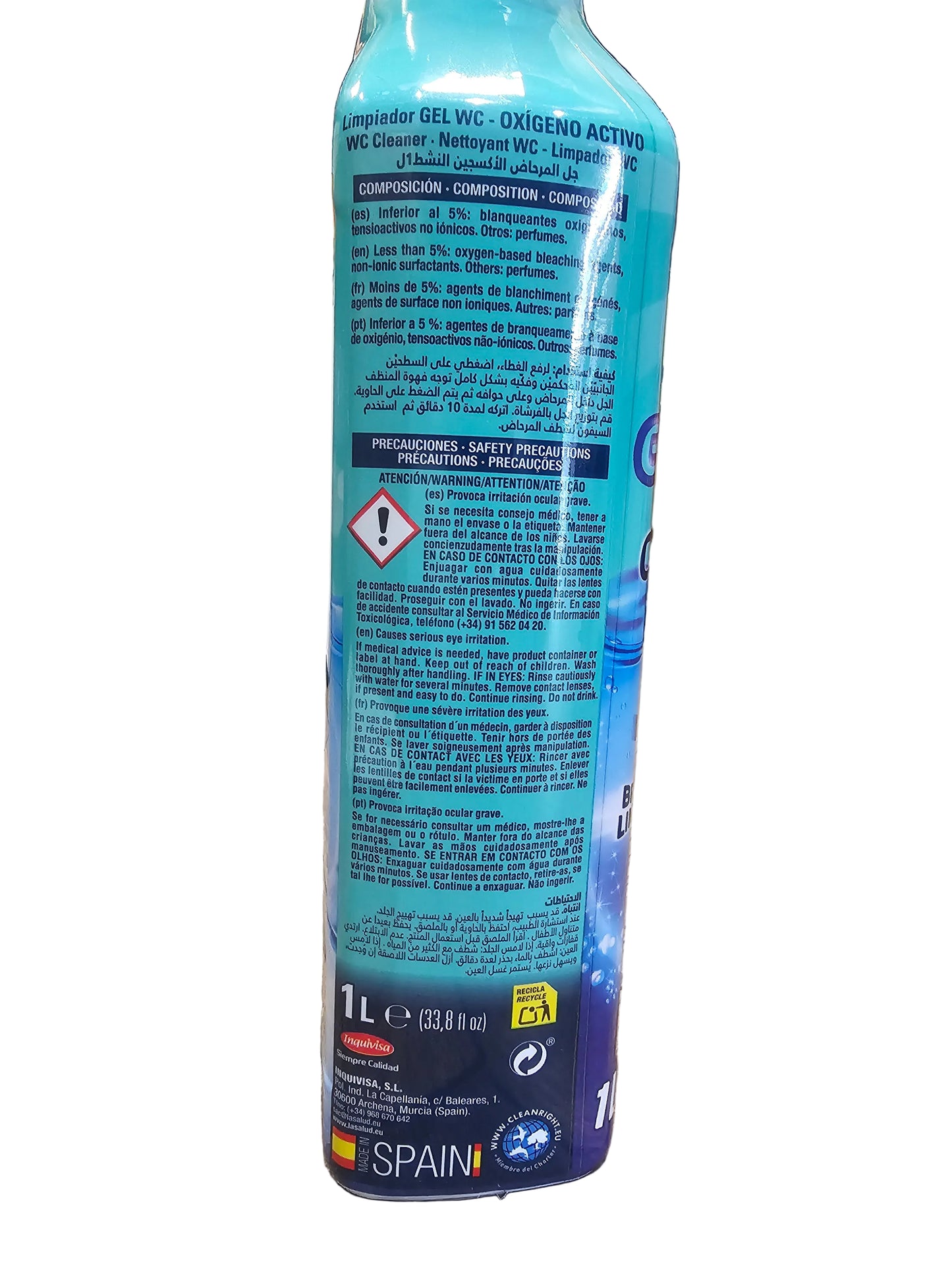 La Salud WC Gel OXI Active Eucalipto toilet cleaner
