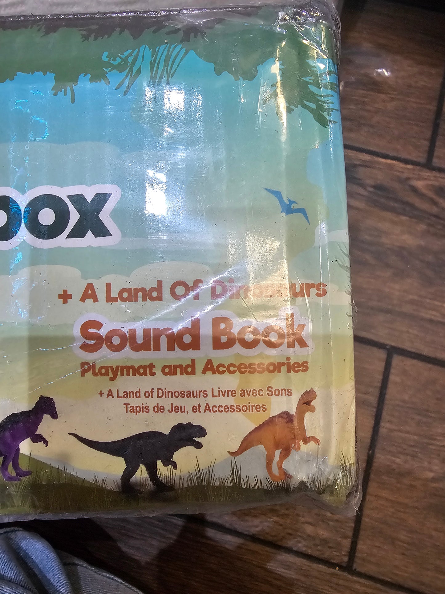 Land Of Dinosaurs Sound Book, Playmat and accessories