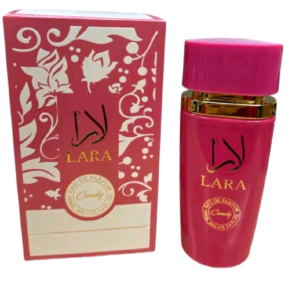 Lara Candy 100ml Eau de Parfum - Pink Bottle with Floral Packaging by Lara Brand