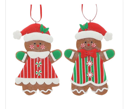 Christmas Cookie Gingerbread People Medium Hanging Ornaments