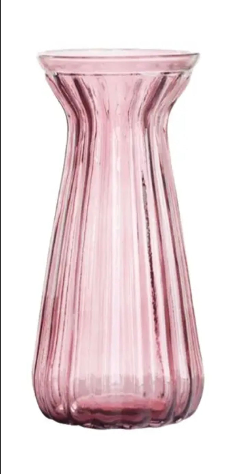 Pink Glass vase