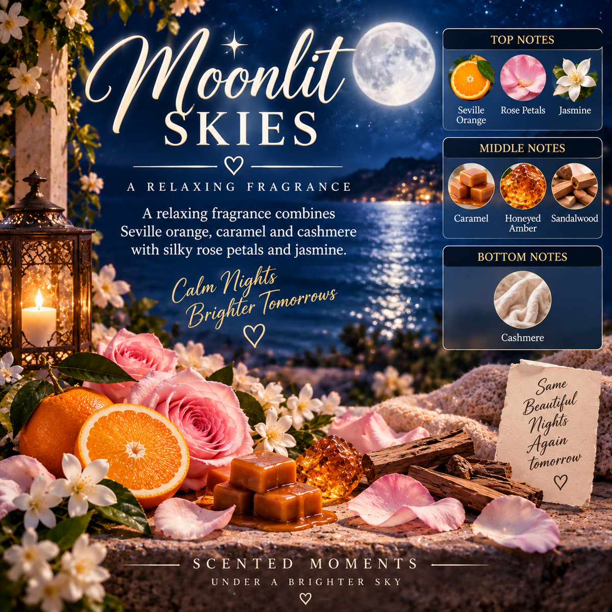 Wax melt bars inspired by Scents of the sea 50g
