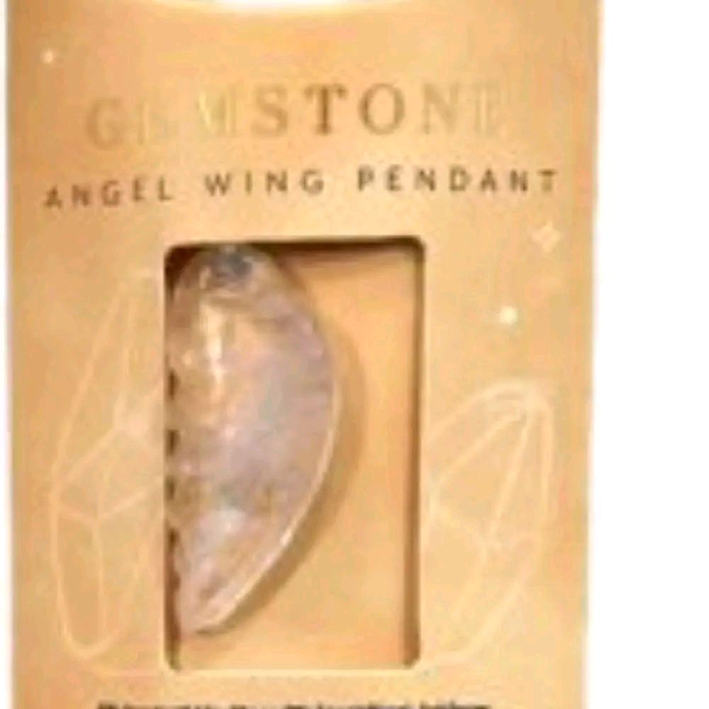 Angel Wing Shaped Pendant Healing Gemstone jewellery