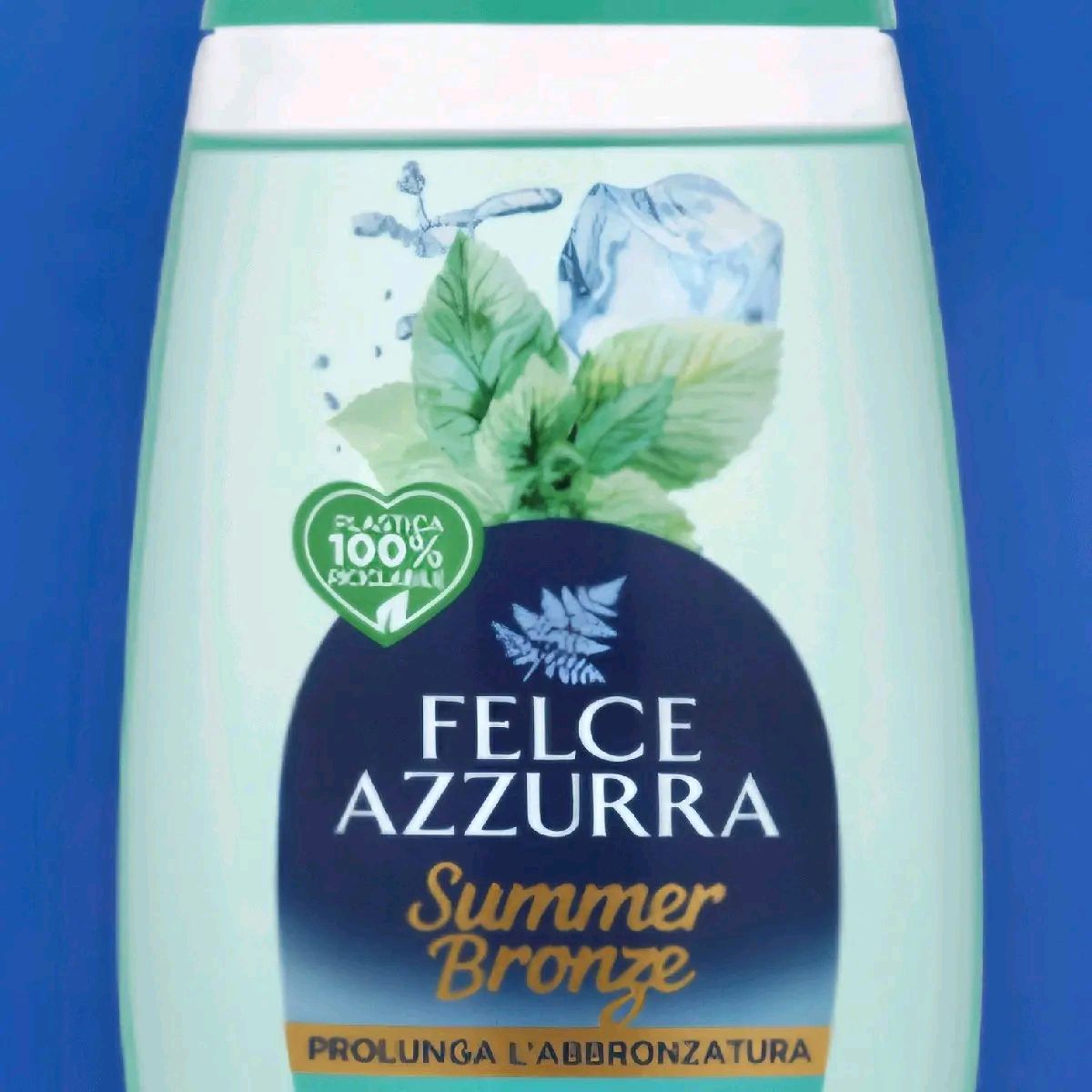 Felce azzurra summer bronze shower gel in water mint scent 250ml