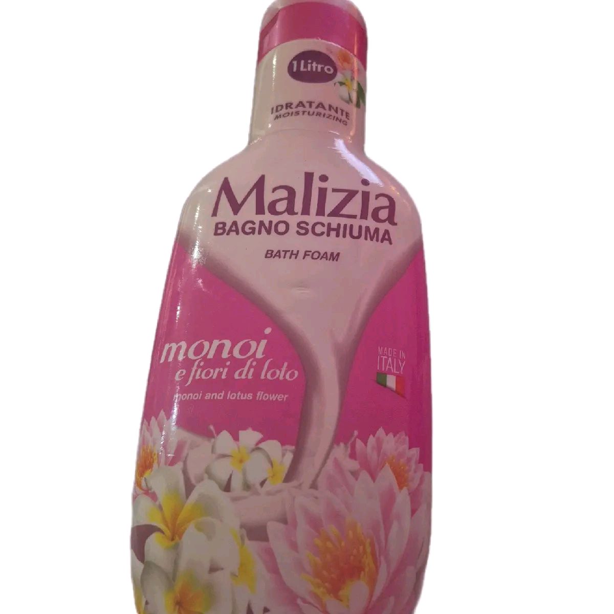 Malizia Italian Bath Foam with Monoi and Lotus Flower