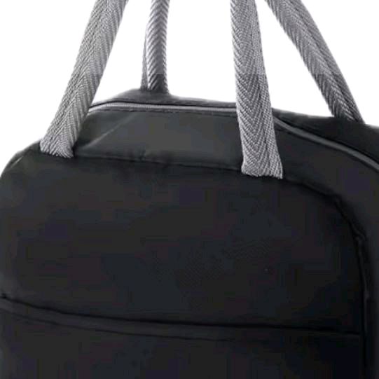 Solid Color Twill Bento Bag Portable Thermal Bag for Students