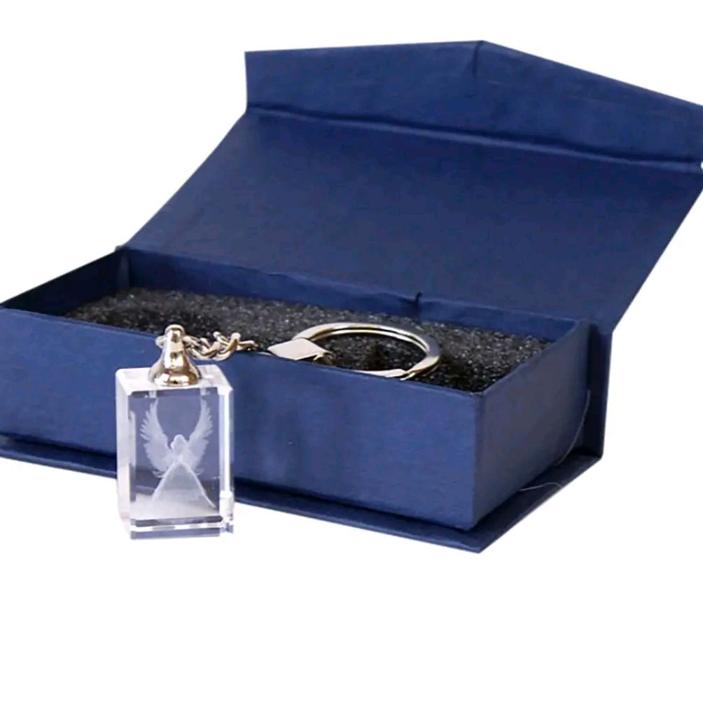Guardian Angel Crystal Key Chain