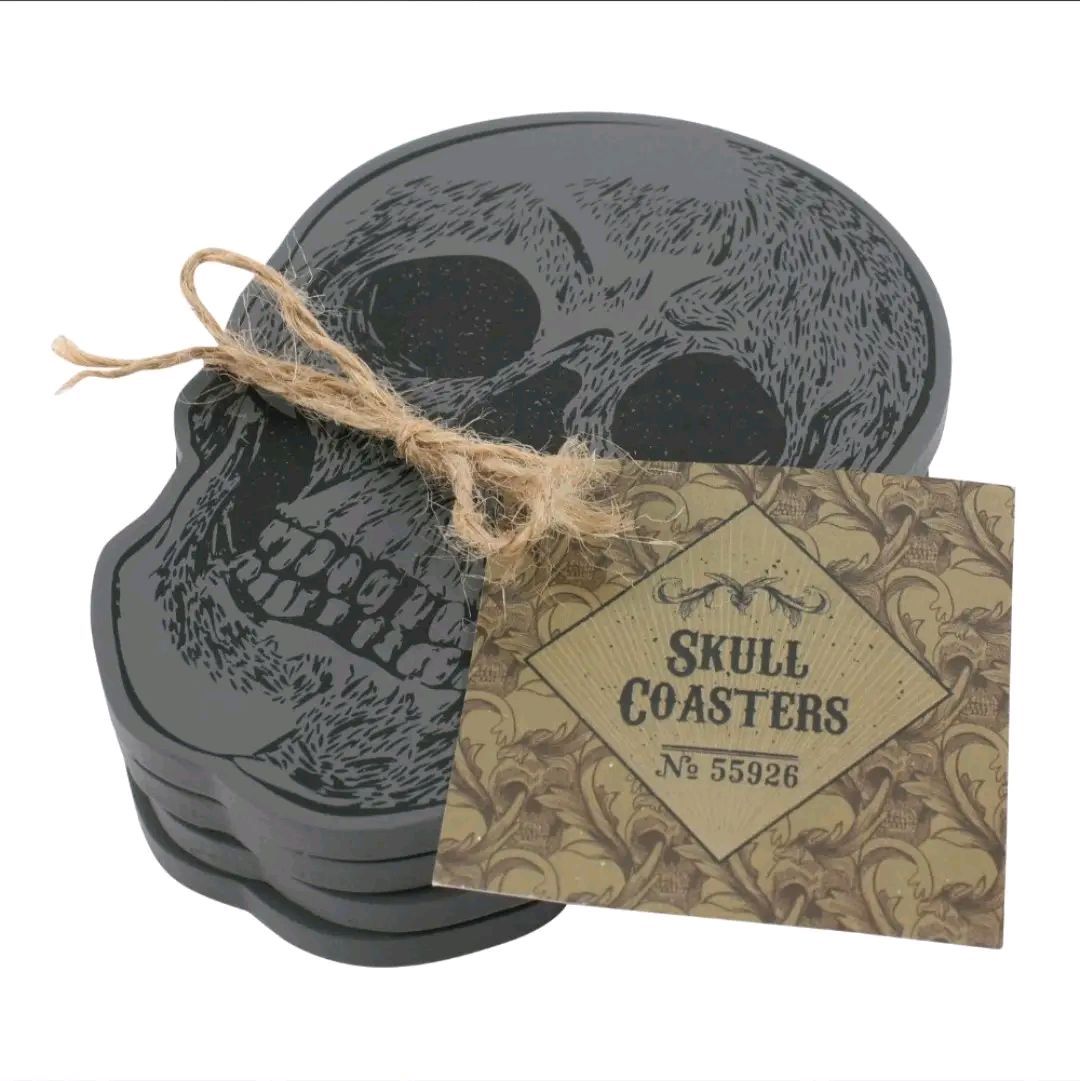 Skull Coaster Set of 4