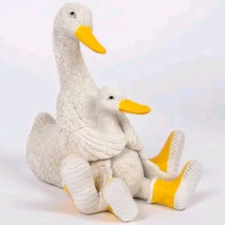 Quackers Duck with Duckling ornament