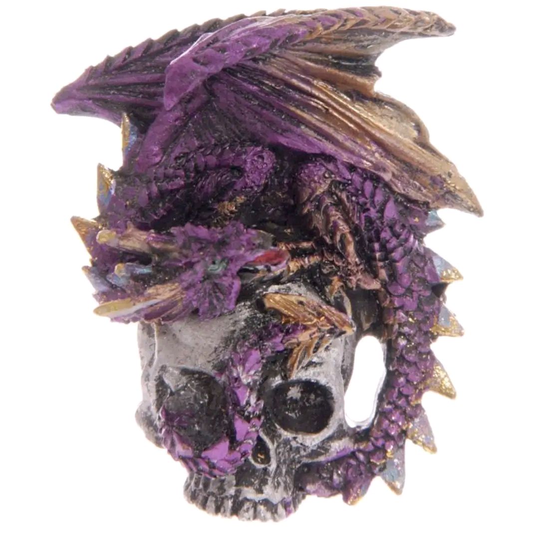 Dark Legends Silver Skull Dragon Magnet